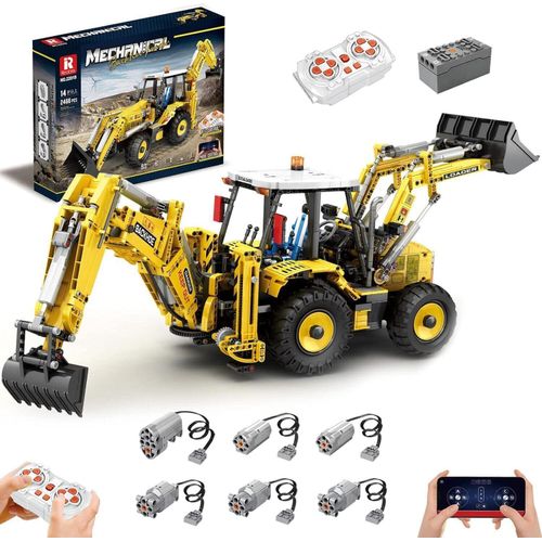 Bausteine 22018 Bagger MOC Klemmbausteine 2466 Teile