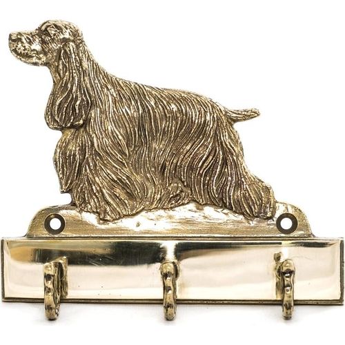 English Cocker Spaniel, Englische Cockerspaniel - Schlüsselhalter mit Hund, Messinggriff für Hundezubehör, elegante Dekoration für den Flur der Marke Art-Dog