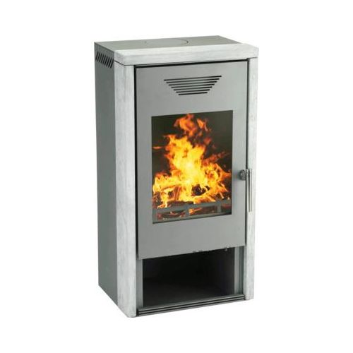 Kaminofen Wamsler Titan Stahl Naturstein grau 8 kW