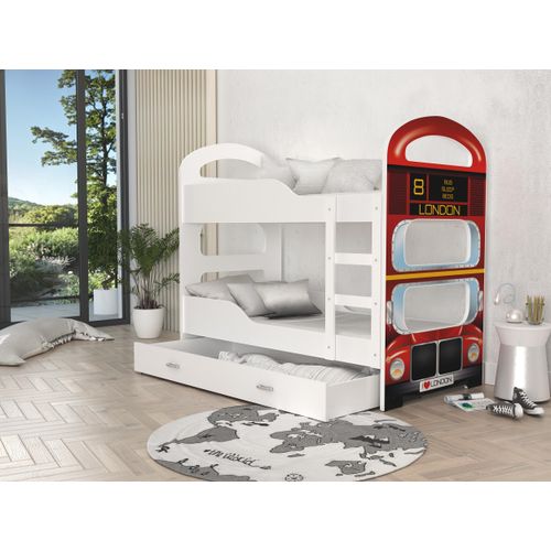 Hochbett, Kinderbett , Etagenbett DO-BUS , 160x80 cm , mit Matratze.