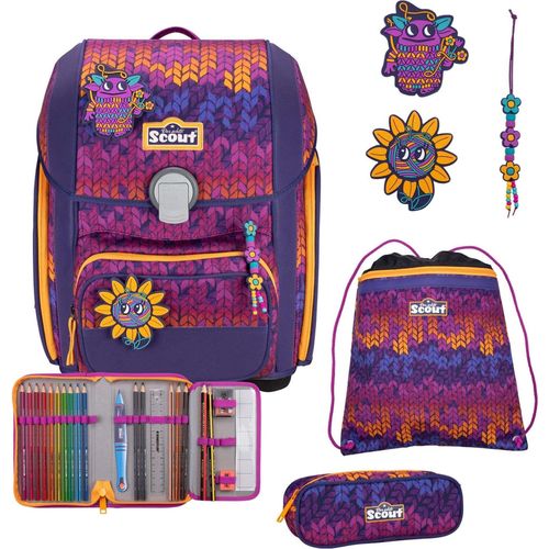 Scout Genius Superflash Schulranzen-Set 4 tlg. Fantasy