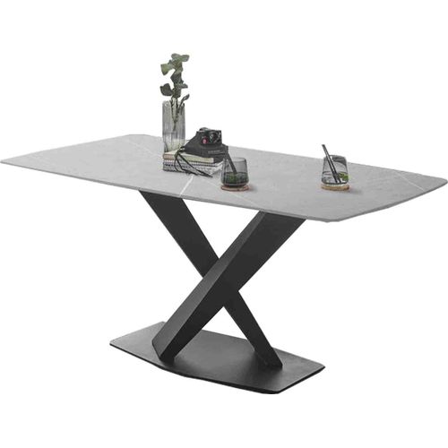 Esstisch Esszimmertisch 180 cm grau - VENTURA - Die Möbelfundgrube
