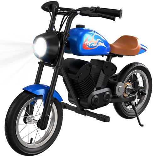EVERCROSS TECH EV08M Elektro-Kindermotorrad, 8/16km/h Geschwindigkeitsmodus & 10km Langstrecken, mit 12“ Reifen, Motocross für Kinder von 3-12 Jahren