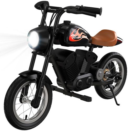EVERCROSS TECH EV08M Elektro-Kindermotorrad, 8/16km/h Geschwindigkeitsmodus & 10km Langstrecken, mit 12“ Reifen, Motocross für Kinder von 3-12 Jahren