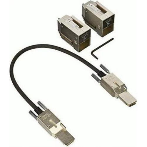 Cisco C9300LSTACKKIT2 InfiniBand Glasfaserkabel 0,5m 320 Gbit/s Schwarz/Grau