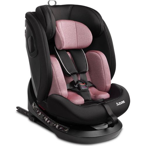 CARETERO Azure i-Size Autositz Kinder 40-150 cm 360 Autokindersitz ISOFIX, Rosa
