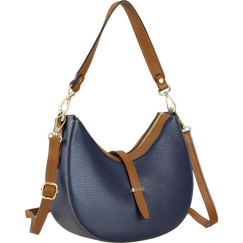 Schultertasche OceanDrop aus Leder, Italy von collezione alessandro