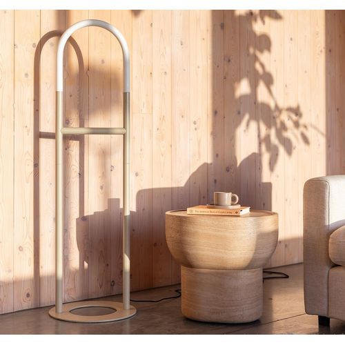 Arch Stehlampe dimmbar Beige