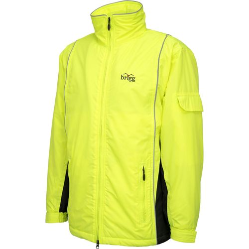 BRIGG Damen Outdoor Jacke W neonyellow/asphalt/reflex Signaljacke M