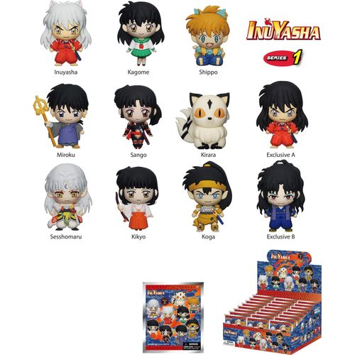 Inuyasha PVC-Taschenanhänger Series 1 Display (24)