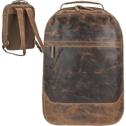 Greenburry Vintage Reiserucksack Leder 48 cm Laptopfach
