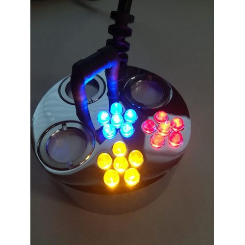 3fach-Nebler mit LED-Farbwechsellicht inkl. Outdoor-Trafo