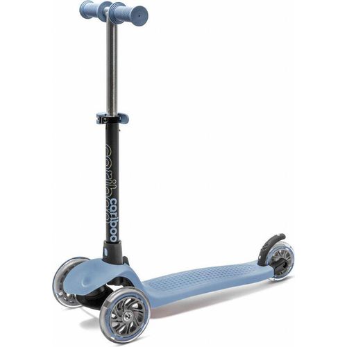 Dreirädriger Kinderroller Cariboo Twist 3in1 mit LED-Rädern, blau