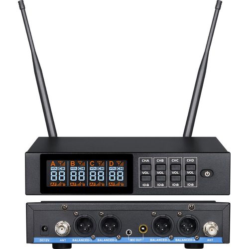 INF Drahtloses Vierkanal-Mikrofonsystem