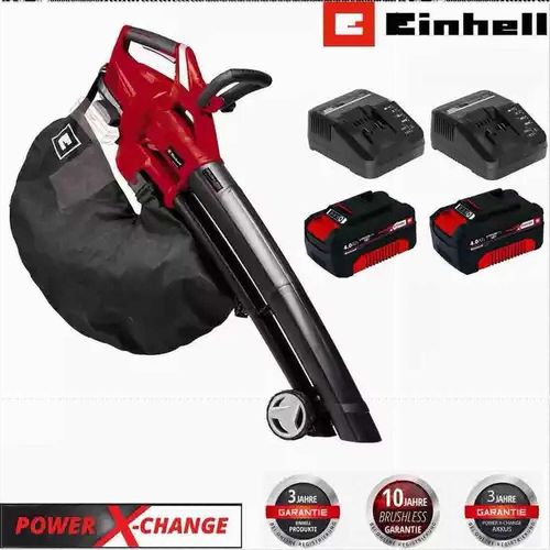Einhell Akku-Laubsauger Laubbläser GE-CL 36 Li E-36V 2 x 18V Akku, Ladegerät