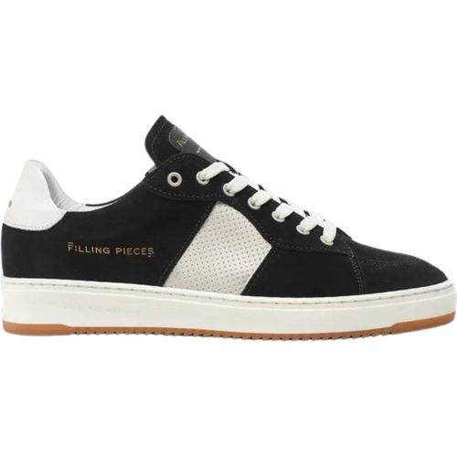 Filling Pieces Court Strata Schwarz - Heren Sneakers füllung stücke, füllung stücke verkauf, füllung stücke verkauf heren, füllung stücke heren, füllung stücke low top, füllung stücke sneakers, füllung stücke dunkelgrün, füllung stücke groen, füllung stücke