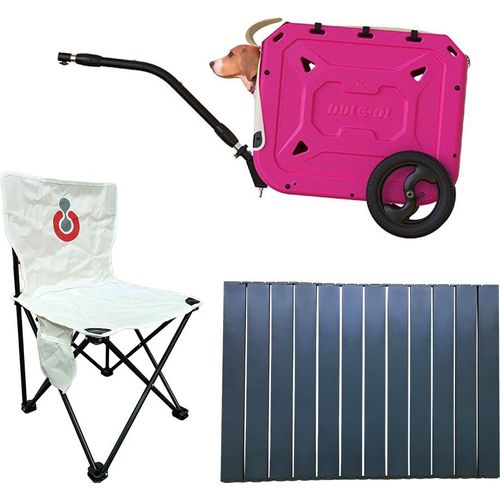 Fahrradwagen-Anhaenger, Haustiertransporter mit Raedern, bietet Platz fuer Kinder, zusammenklappbare Fahrraeder, grosse Hunde fuer Camping und Radfahren