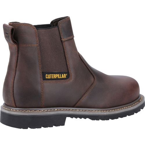 Caterpillar Powerplant Dealer Nubuk Braun Sicherheitsstiefel
