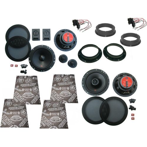 JBL Lautsprecher Set für VW Touran 1T Bj 03-15 Tür vorne hinten Dämmmatten 510 W