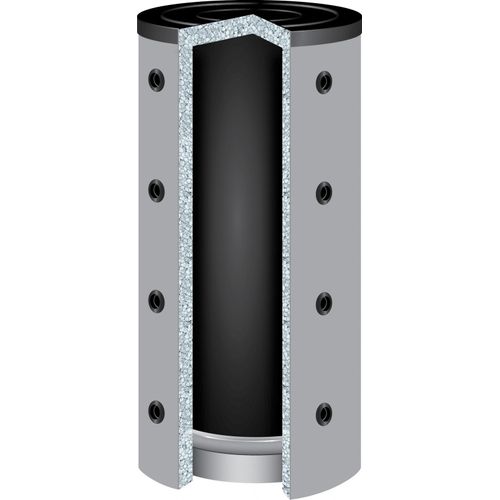 1500 Liter TWL Pufferspeicher P-1500, ohne Wärmetauscher, mit 100mm Isolierung