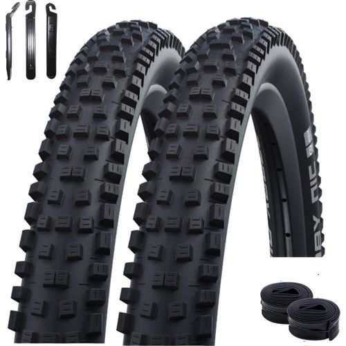 maxxi4you 2 x Faltreifen Schwalbe Nobby Nic ADDIX Performance DD Fahrradmantel 70-584 (27,5 x 2,80