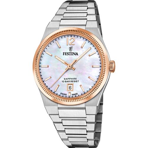 Festina F20066/1 Uhr Damenuhr Edelstahl Datum silber