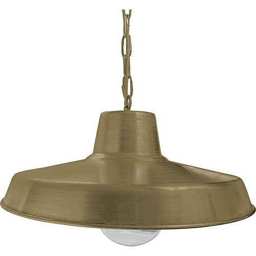 Hängelampe außen Messing Glas Ø 46 cm rund H: max. 72 cm IP23 in E27 Maritim Hängeleuchte