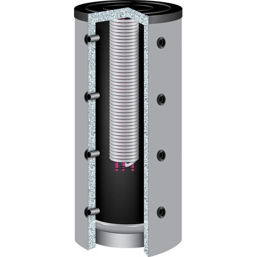 1000 Liter Hygienespeicher 90° KE-1000 ohne Wärmetauscher 100mm Isolierung