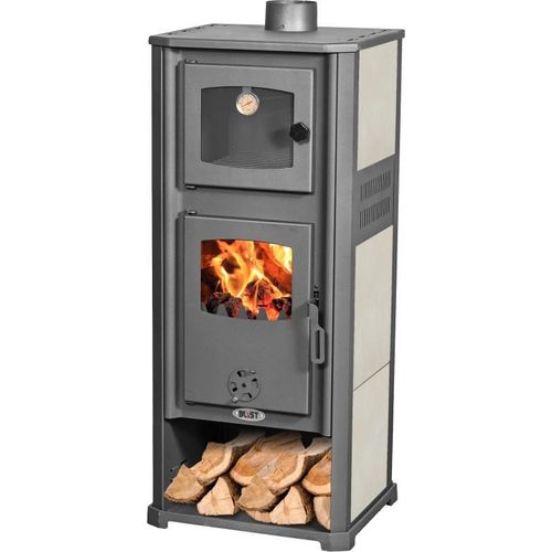 Kaminofen Blist ROMA S mit Backofen - Beige
