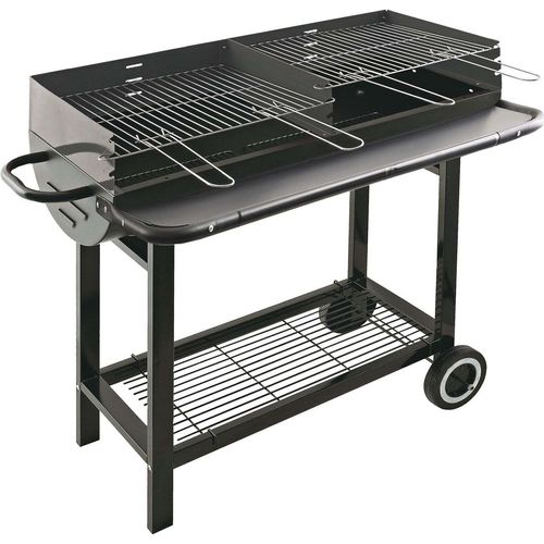 Holzkohlegrill 2 separate Grillroste 41x27 cm El Gaucho Colorado