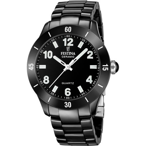 Festina F20723/1 Uhr Damenuhr Keramik schwarz