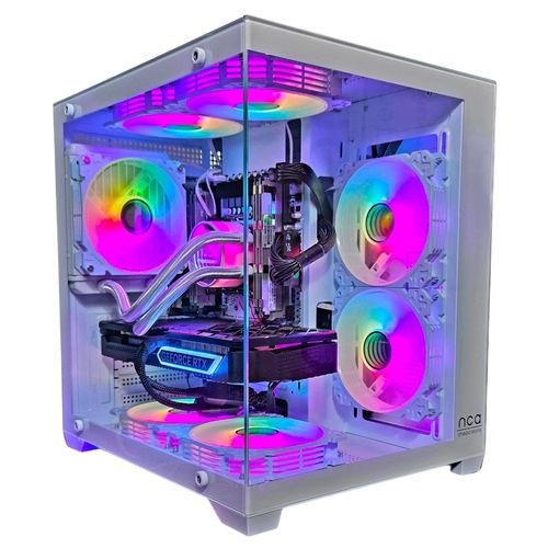 Gaming PC PHANTOM WHITE | INTEL i9 5GHz | NVIDIA RTX 5060 | 32GB RAM 1TB SSD | RGB Lüfter mit Controller | Wasserkühlung | Windows 11 | WLAN 5 AC