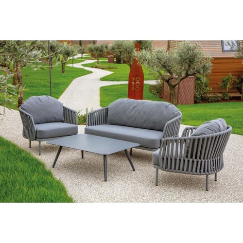 Grattoni Lounge Set Soho – Grau