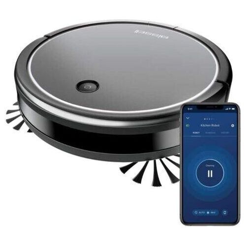 BISSELL CleanView Staubsaugerroboter | fr Teppiche & Hartbden | 1500 Pa Saugleistung, App Steuerung, 3-stufiges Reinigungssystem, 100 Minuten Laufzeit, WLAN-Funktion | Roboterstaubsauger