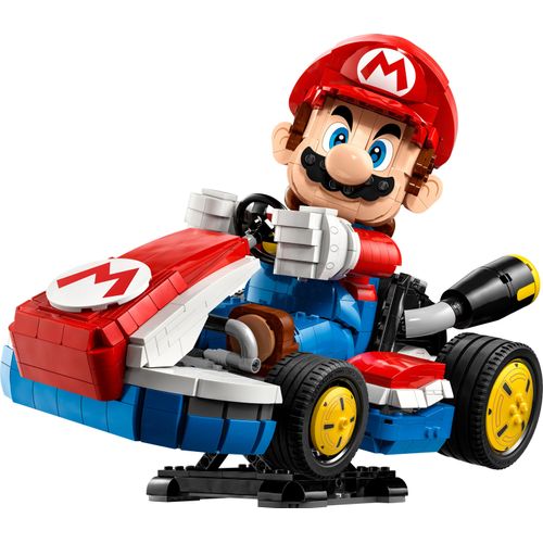 LEGO Super Mario: Mario Kart: Mario & Standard-Kart – Nintendo Figur und baubares Auto für Gaming-Fans – Sammlerstück für erwachsene Gamer und Fans von Videospielen 72037