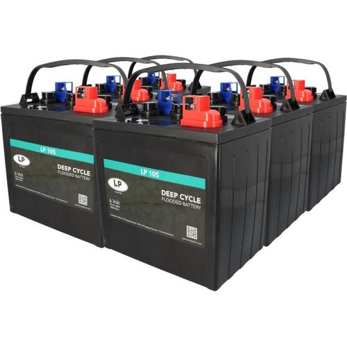 Batterie-Satz 36V 225Ah passend für Golfcar Golf Cart Elektro-Fahrzeug