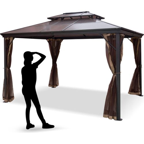 Pavillion Garten Pavillion Faltpavillon wasserdicht Dachmaß 3 x 3 m UV-Schutz