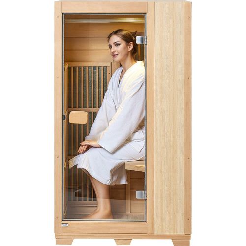 Infrarotkabine Infrarotsauna Wärmekabine Saunakabine Sauna 1 Person 1140 W