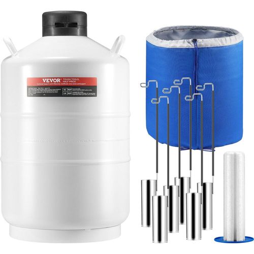 Flüssigstickstofftank Stickstoffbehälter 20L LN2 Behälter 6 Kanister