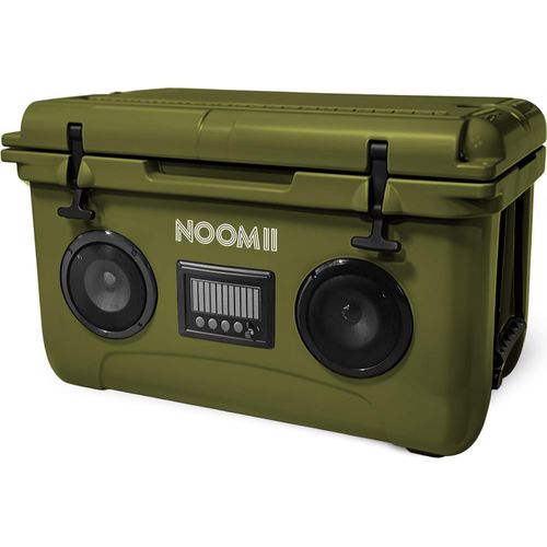 NooMii ColdBeats 45 – Kühlbox mit integriertem Bluetooth-Lautsprecher | 45L Volumen: Green Farbe: Green