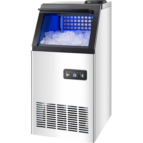 SucceBuy Kommerzieller Eiswürfelbereiter, freistehend, 80 lbs/24 h, 36 Würfel
