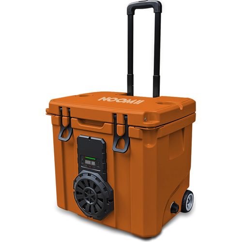 NooMii BeatRoller 35 – Kühlbox mit integriertem Bluetooth-Lautsprecher | 35L Volumen: Light Grey Farbe: Light Grey