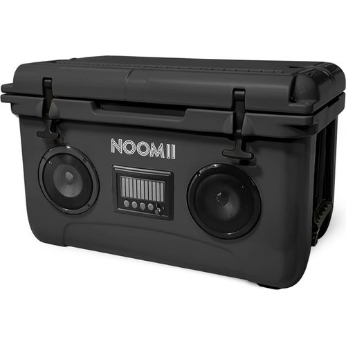 NooMii ColdBeats 45 – Kühlbox mit integriertem Bluetooth-Lautsprecher | 45L Volumen: Dark Grey Farbe: Dark Grey