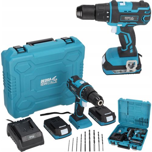 Bohrmaschine/Schrauber Schlagschrauber Dedra 18V 50Nm 2X2Ah Set Ladegerät Koffer