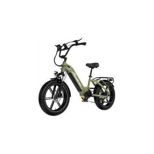 E-Bike Cityrad 20*4 Zoll Elektrofahrrad, 250W 48V20Ah Vollfederung, Shimano 7-Speed