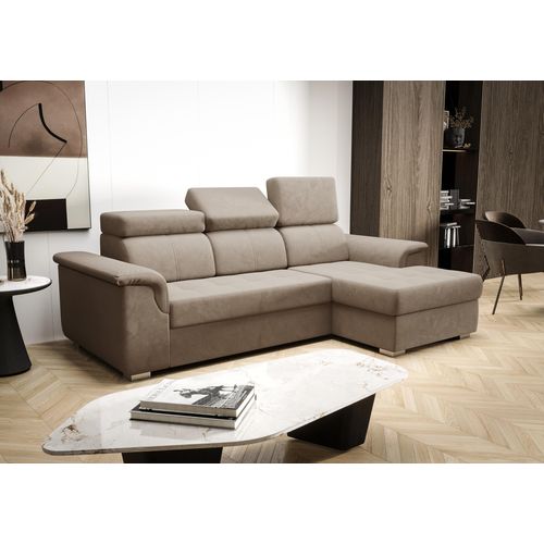 Ecksofa 247×165 cm Beige Rechts Sally 02 Kongo RBN06