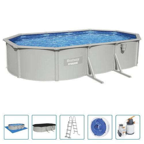 Hydrium Aufstellpool Oval 610x360x120 cm