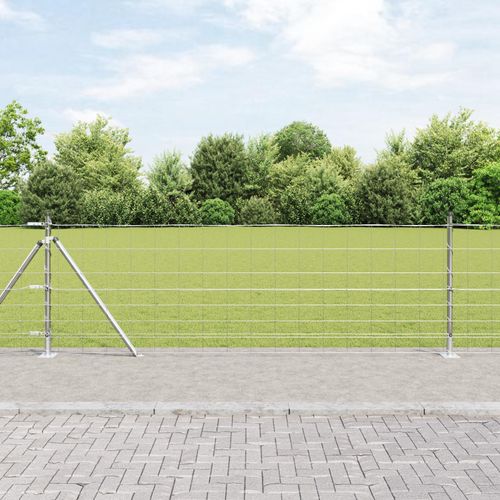 Eleganten-Stil Weidezaun 0.8x50 m Verzinkter Stahl Design Metallzäune Cloris521119