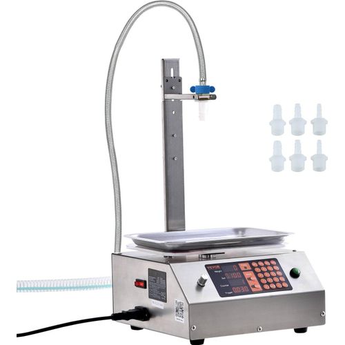 Flüssigkeitsfüllmaschine, 30–15000 g Wiegekapazität, automatische Flaschenfüllmaschine, Abfüllmaschine, digitale Steuerung für Milch, Wasser, Öl, Wein, Getränke, Reinigungsmittel, Shampoo (einze