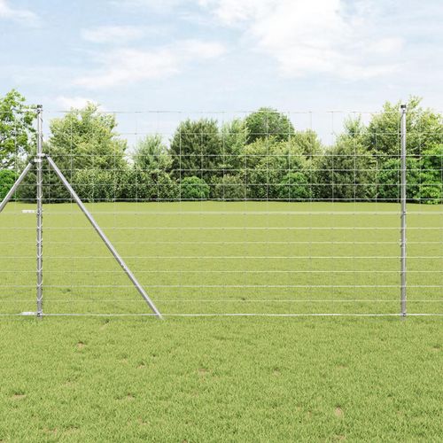Eleganten-Stil Weidezaun 1.4x25 m Verzinkter Stahl Design Metallzäune Cloris330036